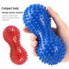 PVC Peanut Shape Massage Yoga Fitness Ball Stress Relax Body Spiky Massager