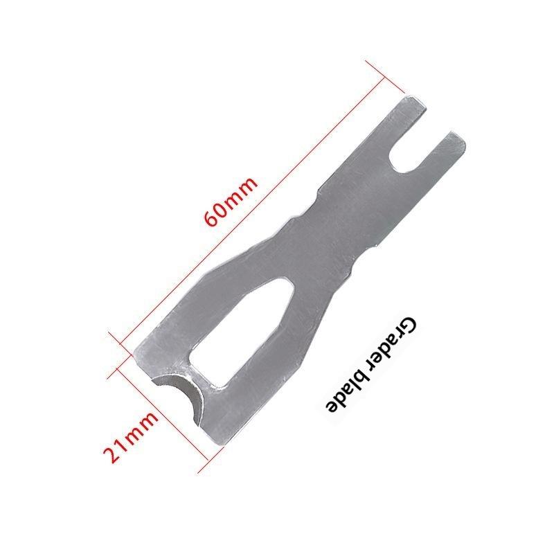 10/20Pcs Stainless Steel Floor Scraper Replacement Blade Wear Resistant For Glue Paint Residue Removal And Floor Renovation Work