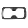 For Nissan Navara NP300 2016-2019 Car Front Water Cup Holder Frame Cover Trim Sticker Carbon Fiber Accessories