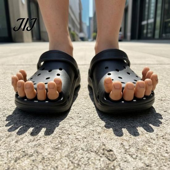 Niche Birthday Gifts for Friends Funny Fake Toes Shoe Charms Crocs, Unique Gag And Family, Creative Crocs Decoration Fun 3D Accessories Adults