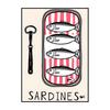 Sardinenbüchse Poster Modern Klassisch Druck Ausstellung Surrealismus Leinwandbild Wandkunst Bild für Zimmer Zuhause Küche Dekorat