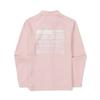 [Snowpeak] Water Women's Semi-Crop Zip-Up Rash Guard Pink (S25MWWSW05)