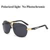 Sunglasses for Men Aviator Polarized or Photochromic  UV Protection Military Style Metal Mirror Sun Glasses