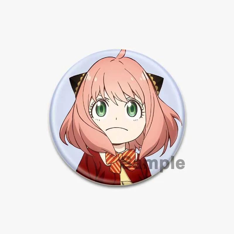 32/44/58mm SPY × FAMILY Badge Cute Anime Anya Forger/Damian Lapel Pins 58mm Round Brooch for Backpack Clothes Accessories Fan Jewelry Gift