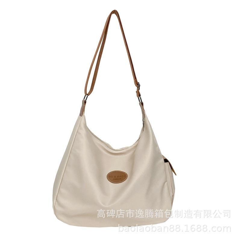 Nylon cloth bag women's large capacity 2025 new versatile messenger bag cloth bag premium tote bag