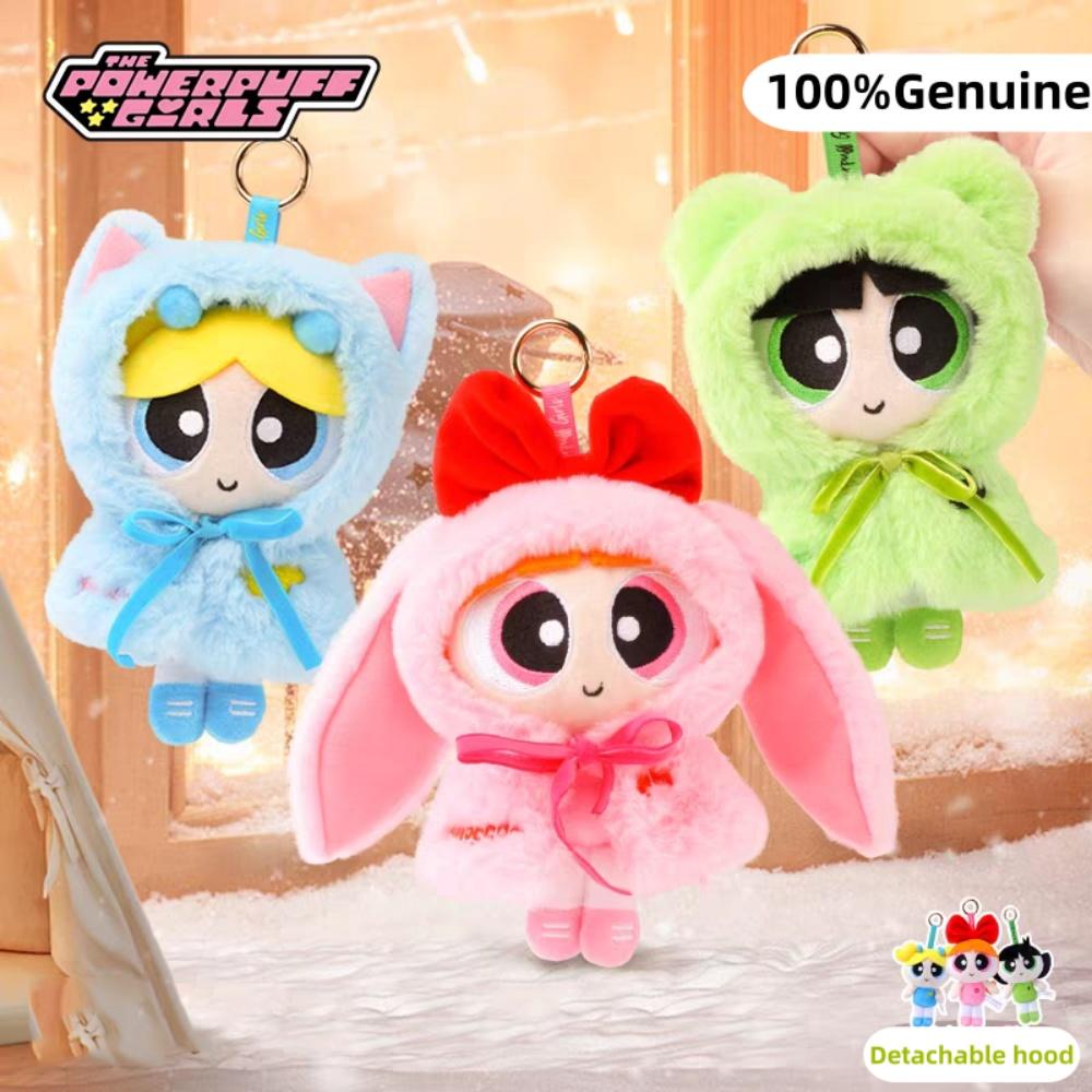 Bambola Peluche Mantello Originale Powerpuff Girls Kawayii Blossom Bubbles Buttercup Bambole Decorative Cartoni Animati Giocattoli Regali di Natale