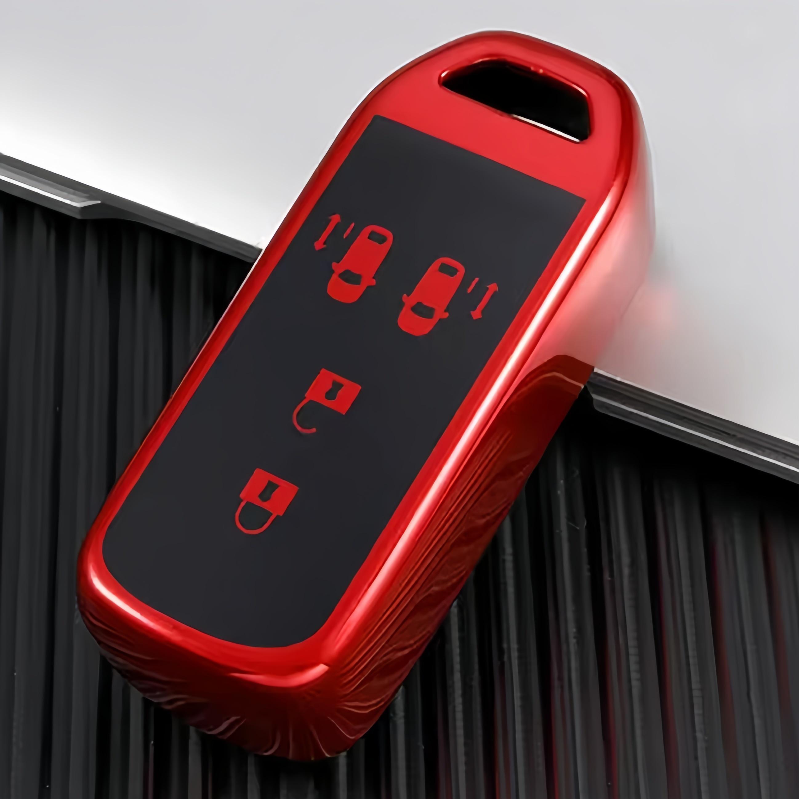 

Новый ТПУ Чехол для ключа-пульта автомобиля для Honda New Nbox Custom JF3 / JF4 N-BOX JF1 / JF2 N-BOX+ Plus N Wagon N-One Корпус Брелок Аксессуары красный