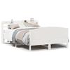 VidaXL Cadre de lit sans matelas blanc 160x200 cm bois de pin massif 3306961