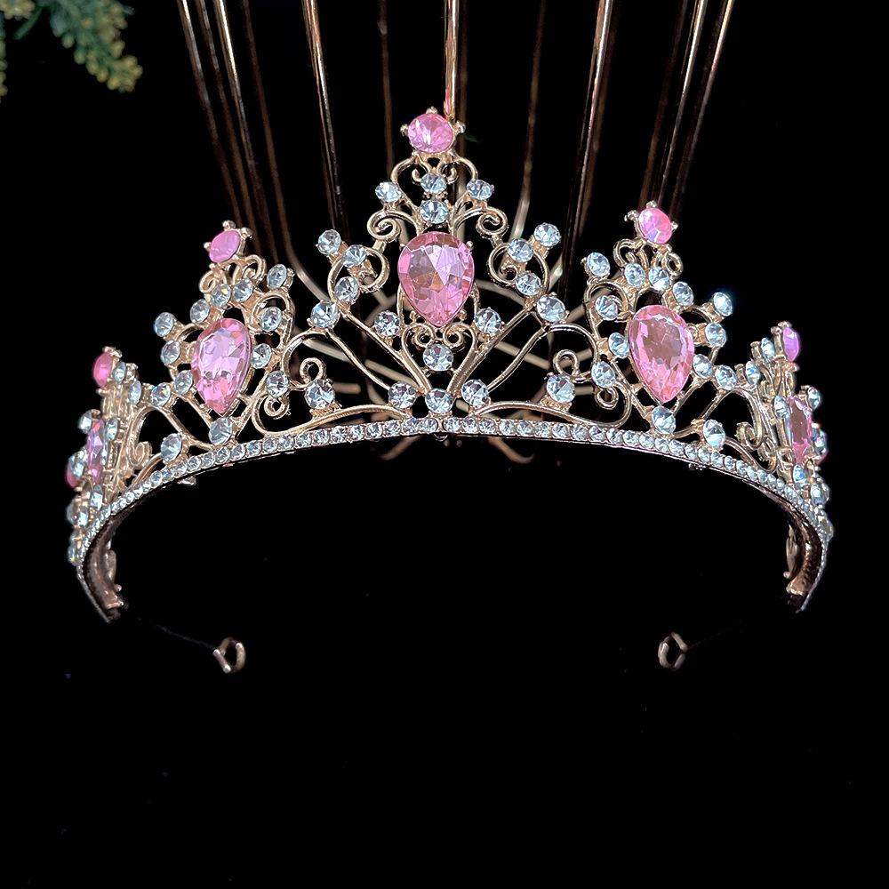 New Crown Bridal Bridal Hair Accessories Birthday Crown Crystal Crown Wedding Headwear