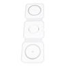 3 in 1 Magnetic Wireless Charger Foldable Charging Station 15W White for IOS Phones Headphones Watches