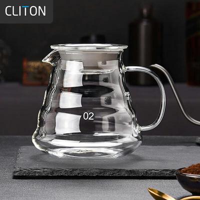 CLITON Värmebeständigt Glas Kaffedelningskannor