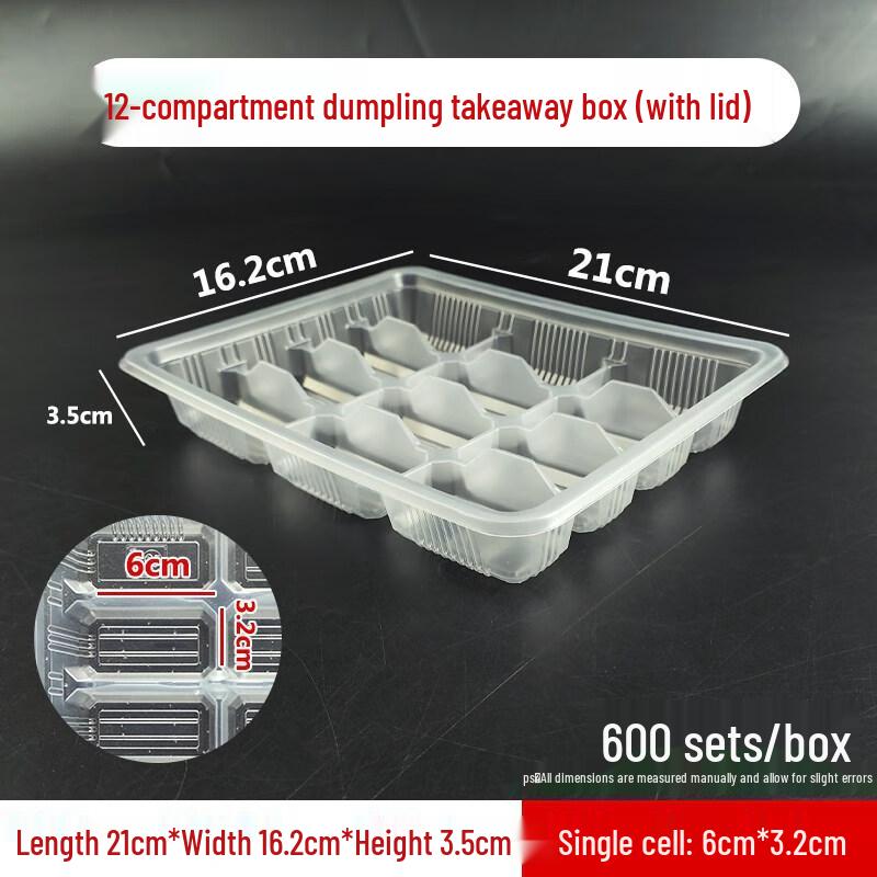 Yangge Einweg-Knödel-Takeout-Behälter mit Deckeln