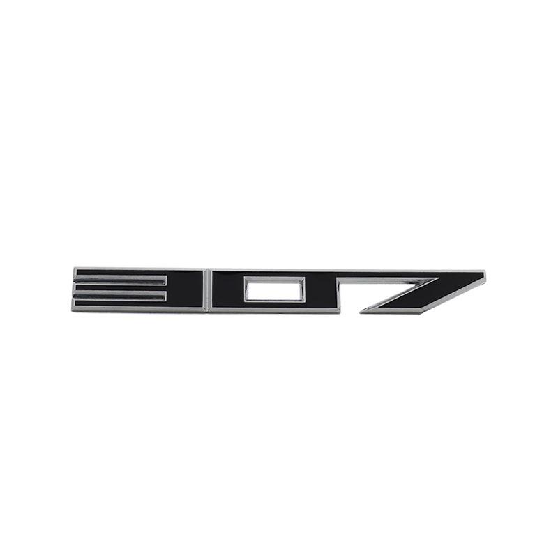 3D Premium 307 for car Hood Fender trunk Tail Rear Bonnet Nameplate Decal Emblem Badge Sticker