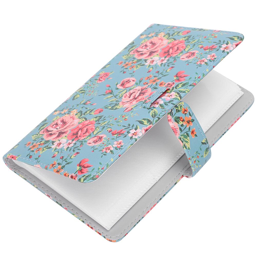 3in 96 Fickor Fotoalbum Förvaringsbok Kort Biljetthållare för Instax Mini 11897s257090Blå