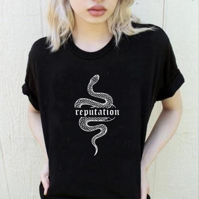 Reputation Snake T Shirt Look What You Made Me Do Shirt Women Clothes Goth Tshirt Unisex Vintage Shirt Snake Graphic Tees