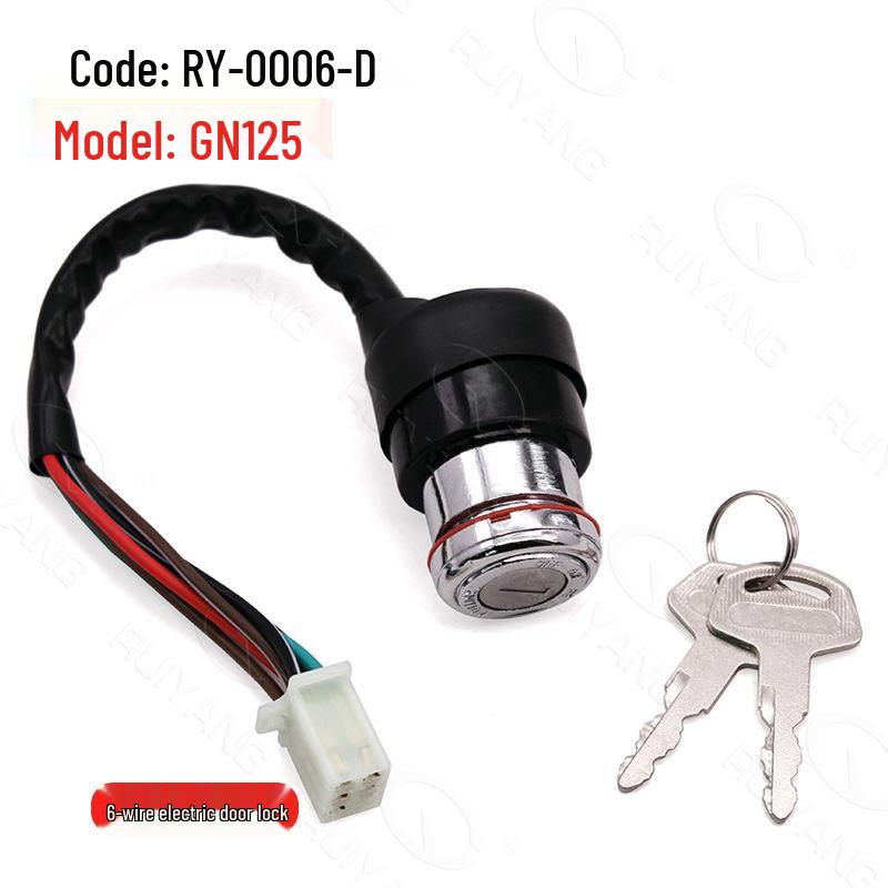 

GN125/HJ125-8 Cruiser Motorcycle Ignition Switch & Full Vehicle Lock Set