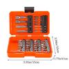 27/35/39Pcs Bits Drill Bits Set Hexagon Bits Hole Bit Screwdriver Bits Set Storage Case Heavy Duty Twist Sleeve
