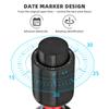 Vacuum 12pc Wine Bottle Cap Stopper Sealed Storage Vacuum Memory Wine Stopper Push Style Barware Wine Cork Black Bar Tools