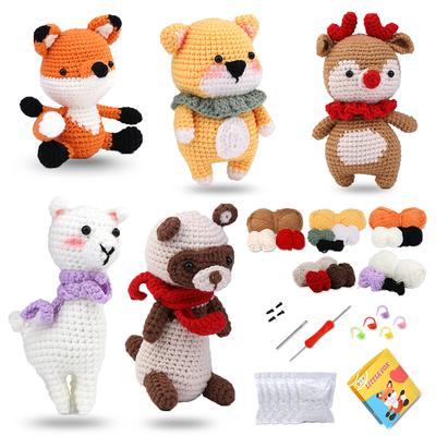 Crochet Animal Kit for Beginners with Video Tutorial