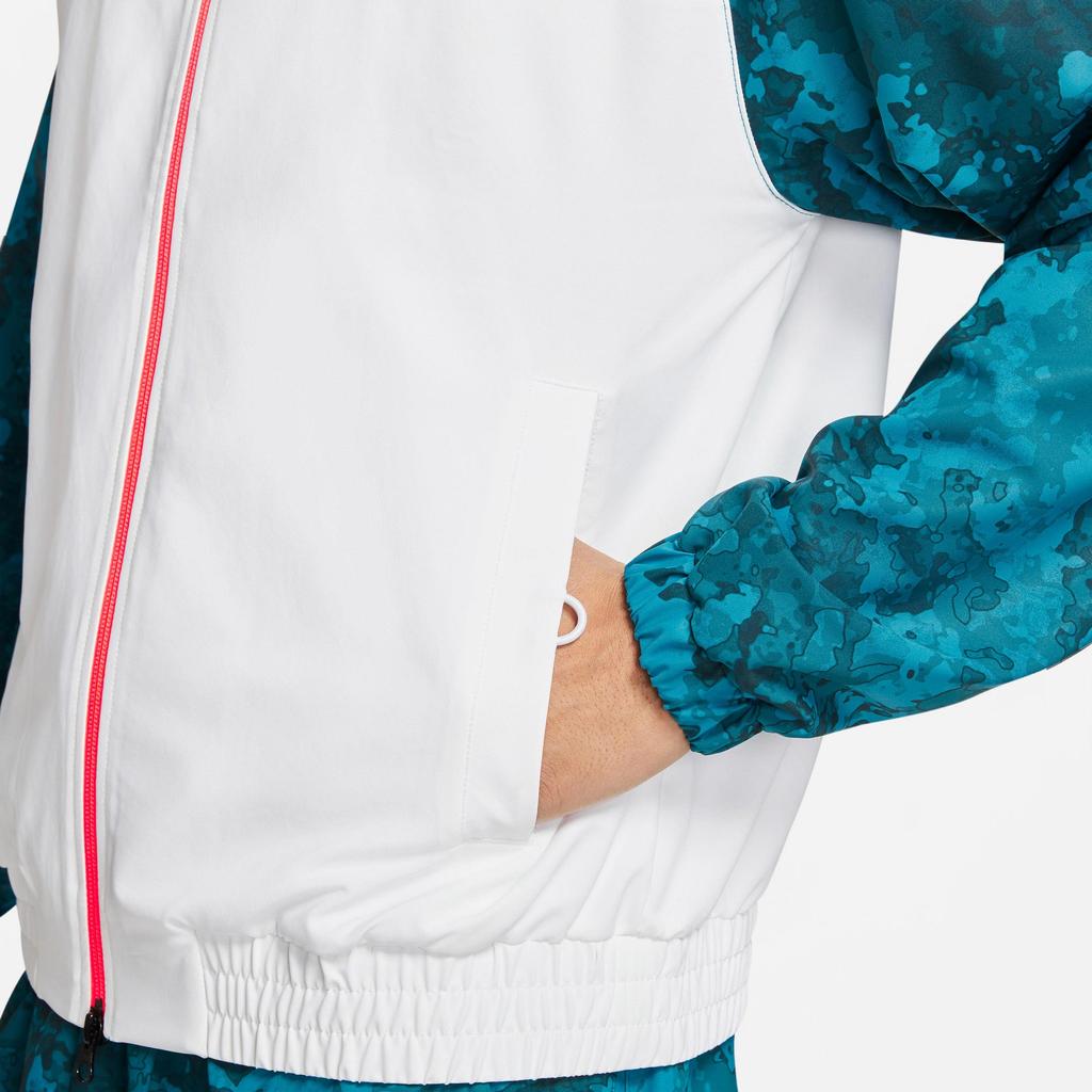 Nike Court Patchwork Tennis Jacket Men Outerwear Abyss-Green DA4063-301