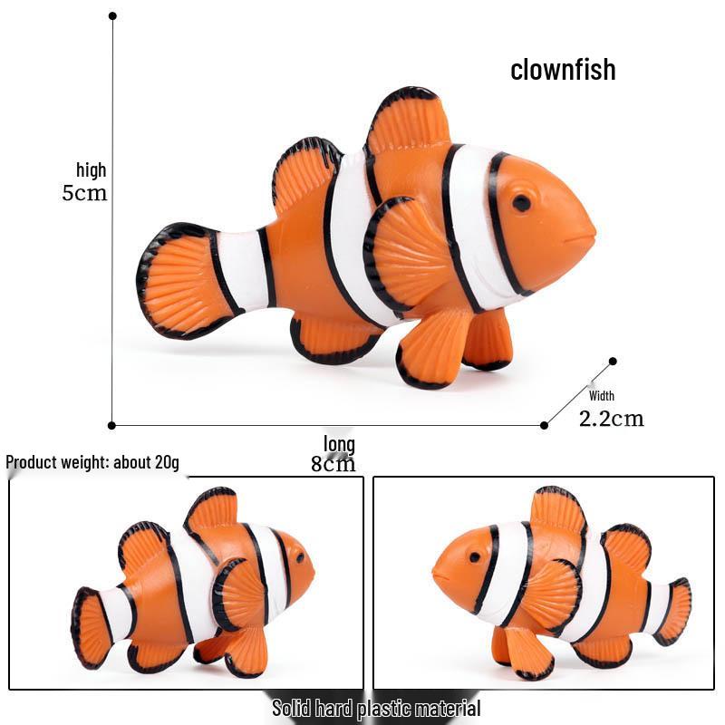 Children's Cognitive Toys: Big Manta Ray, Skate Batfish, Boss Fish, Yao Fish Models
