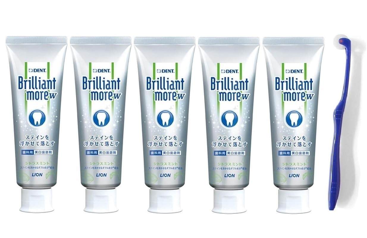 

Brilliant More Double Citrus Mint 5 бутылок эксклюзивного стоматологического продукта Отбеливающий зубной налет Kurun Mini стоит до 1 бутылки (90г) [Блестящий w] +