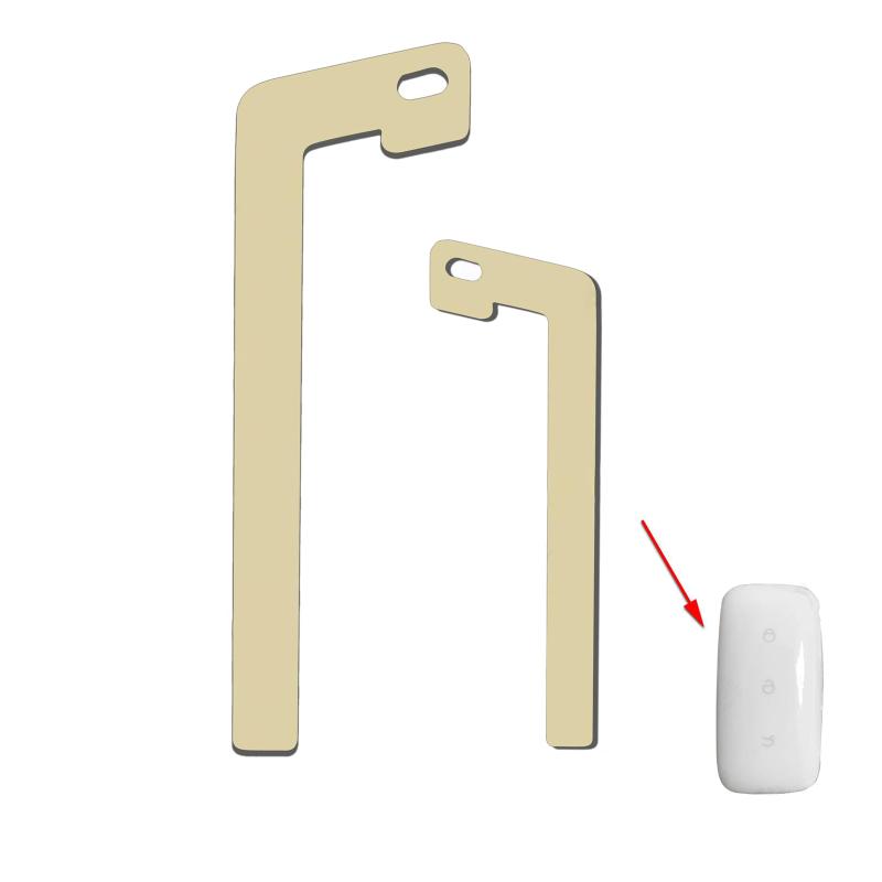 2/4Pcs Replacement Smart Emergency Spare Remote Key Blade For Geely E5 For Geely Star Wish Car Key Blade