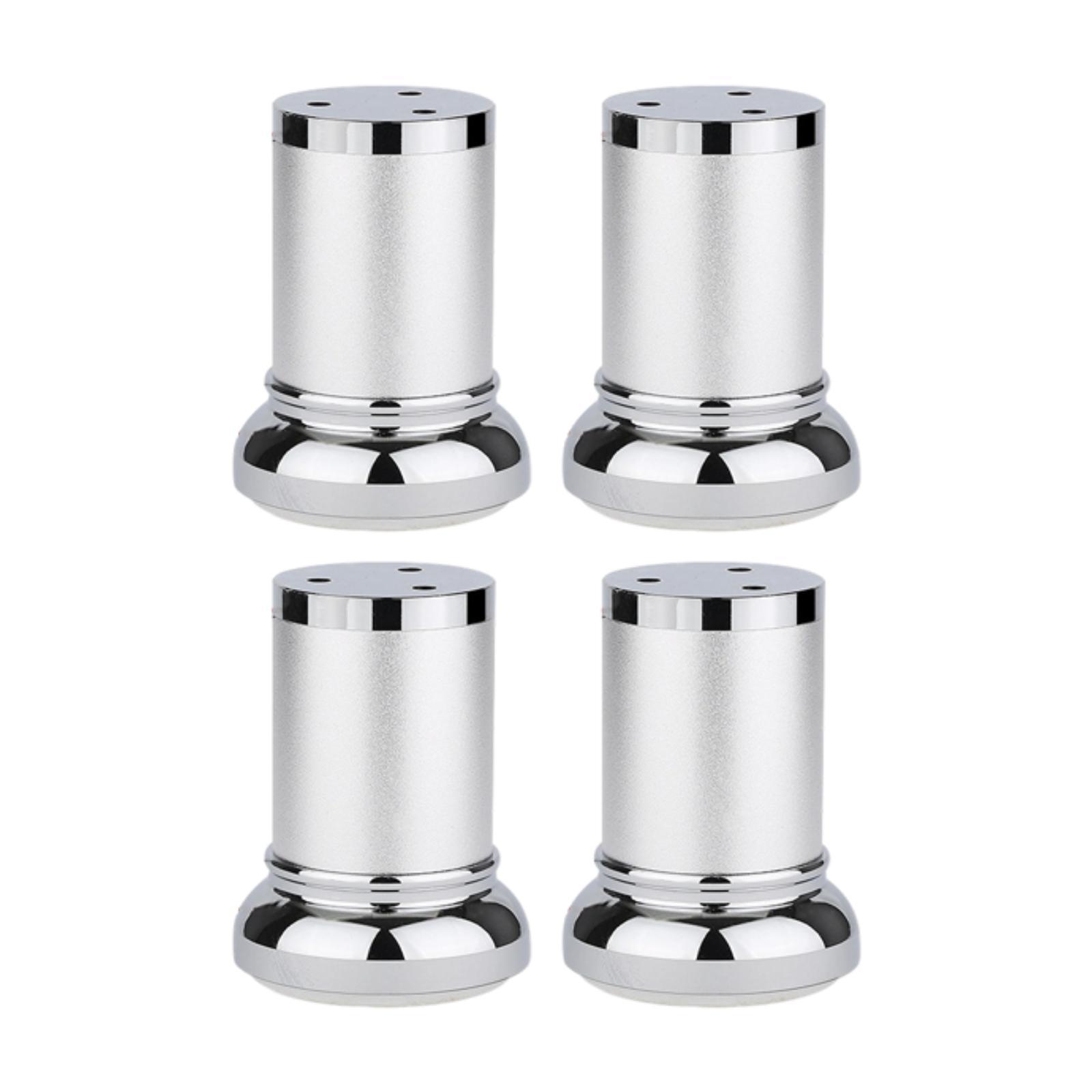 4 Pieces Adjustable Aluminum Alloy Furniture Legs Multi Purpose Sturdy Couch Legs for Coffee Tables Shelves Beds Cabinets Sofas