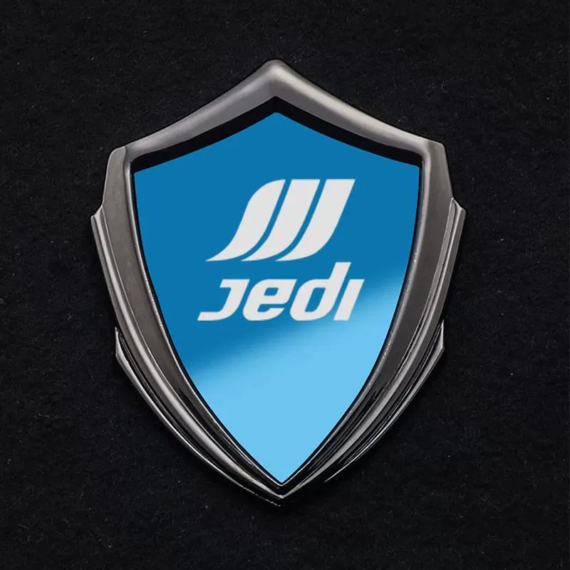 Jedi All-metal Sun-resistant and Non-fading Electric Motorcycle 3D Three-dimensional Car Sticker Modified Decorative Sticker Body Side Logo Badge