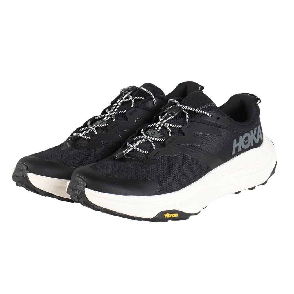 

HOKA Transport Mountain Boots and Size (Black White, 28.0, Men s, 1123153-BKLB)