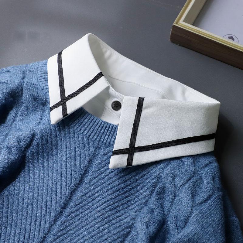 Detachable Fake Collar Classic Half Shirt Blouse Dickey Collar Faux False Collar Elegant for Women Girls