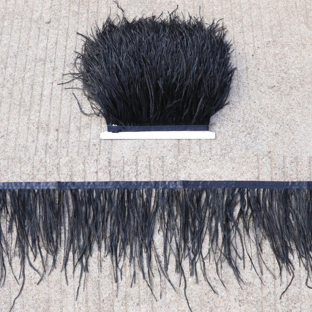 Thickened Encryption Ostrich Hair Cloth Edge 10-15Cm Feather Clothing Skirt Accessories