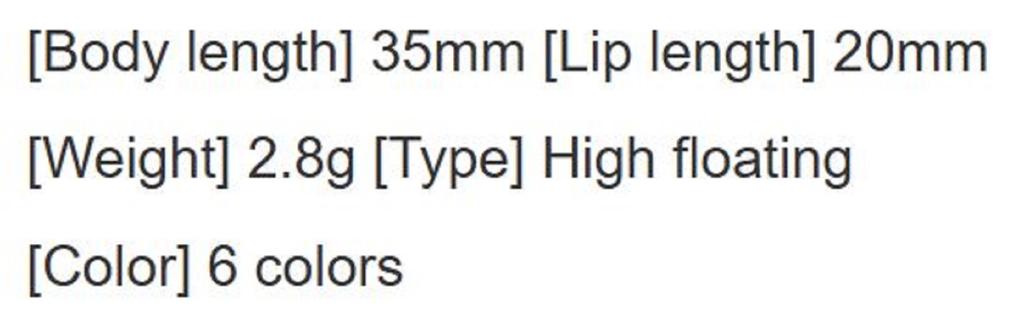 Rob Lure Papa Barbie HF 35mm 2,8 Gramm Schwimmender Köder 03 (4592)