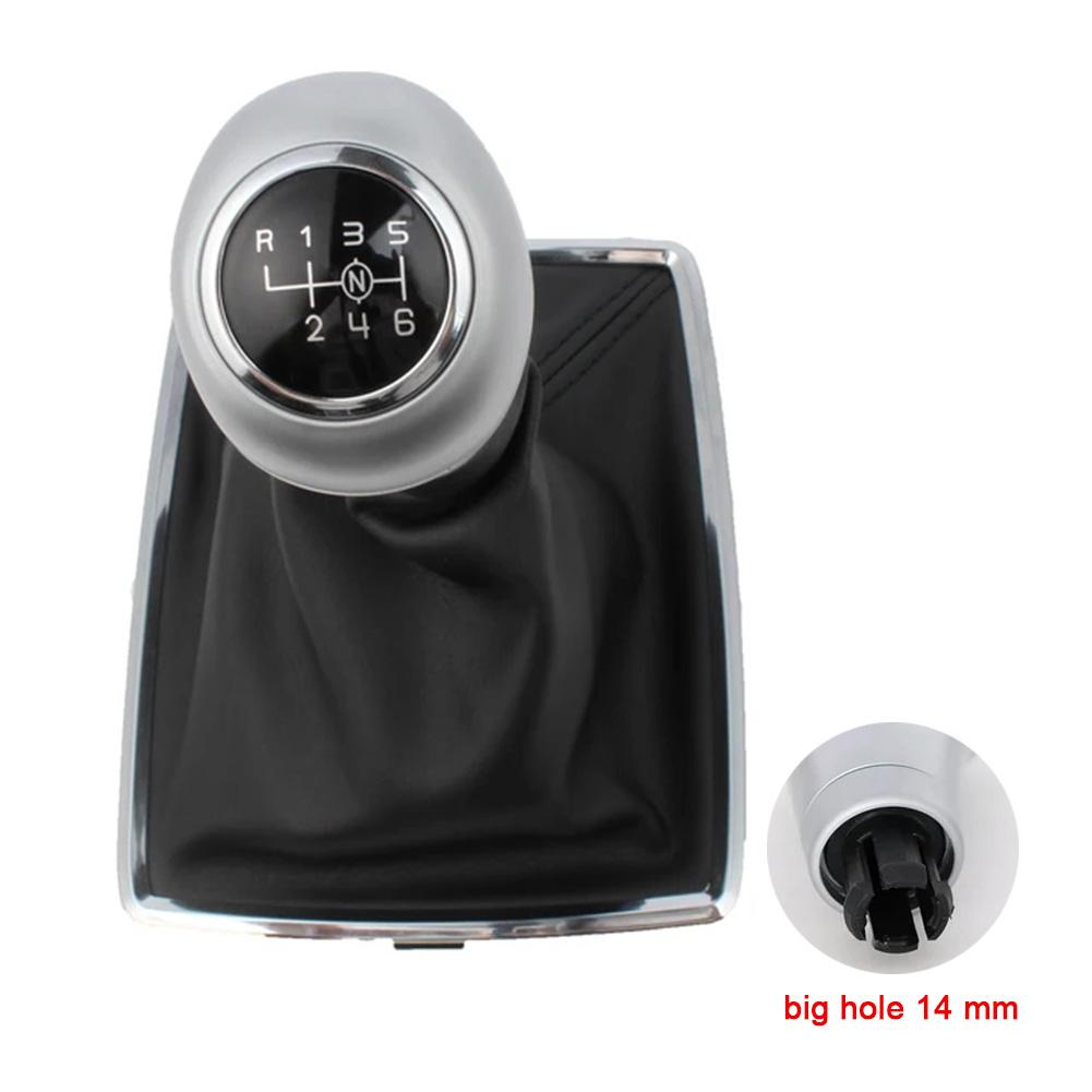 Auto Parts 5/6 Speed Gear Shift Knob With PU Leather Boot For Mercedes Benz W204 C204 C63 C300 C250 W207 A207 W212 2007-2013