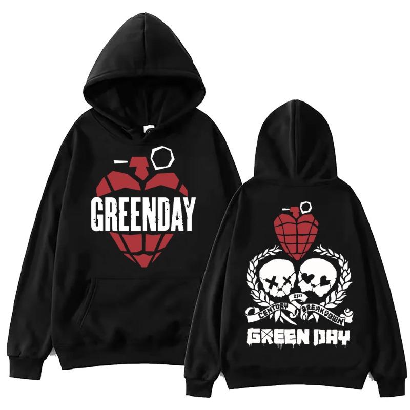 Green Day World Tour Hoodie Men Women Sweatshirt Print Unisex Streetwear Style Autumn Winter Fashion Tops Clothes