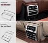 BMW 5 Series GT Interior Modification: Center Console Vent & Window Lift Handle Bright Strip Stickers for 528 535i.