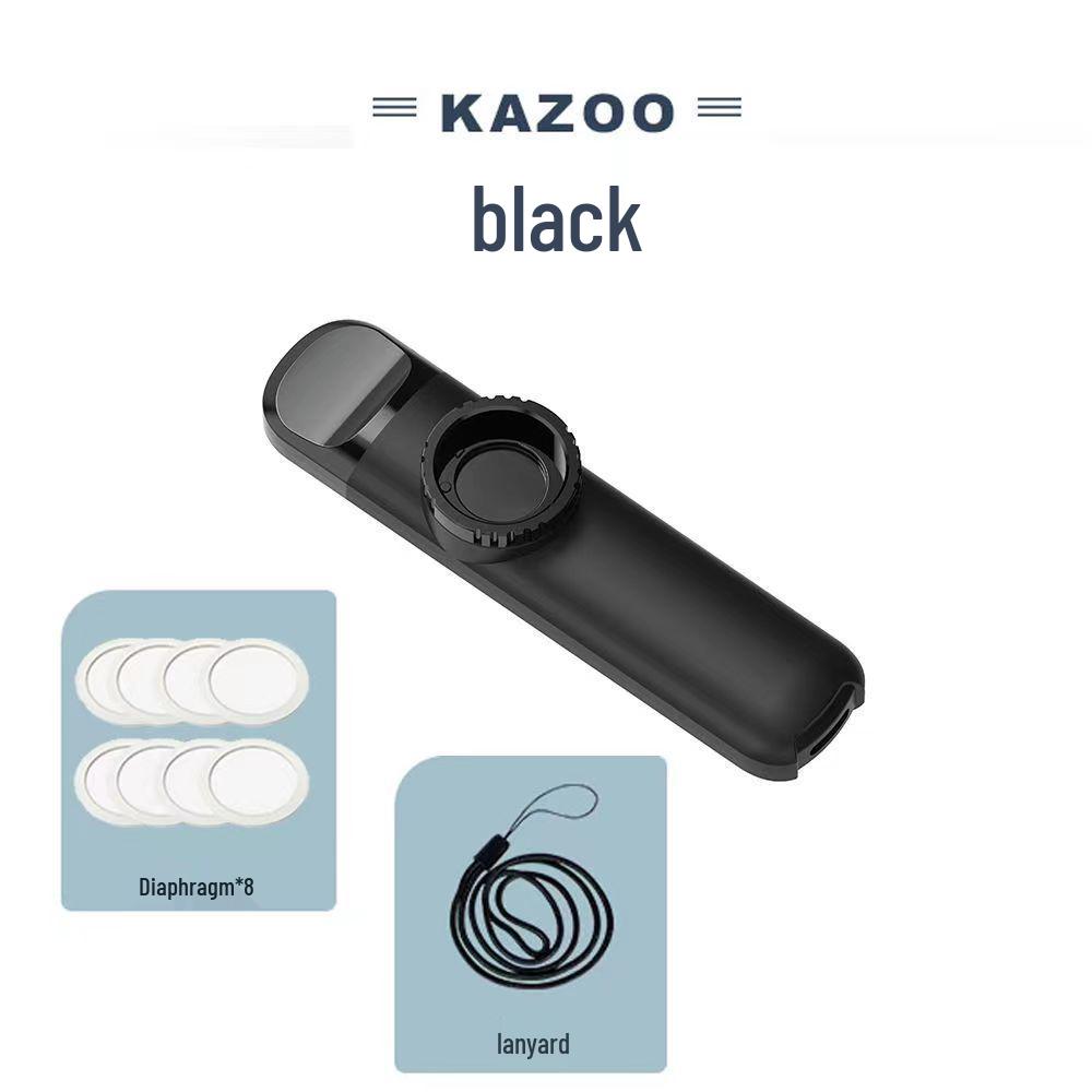 Gradient Color Double Hole Kazoo with Double Membrane - High Low Tone Kazoo Instrument