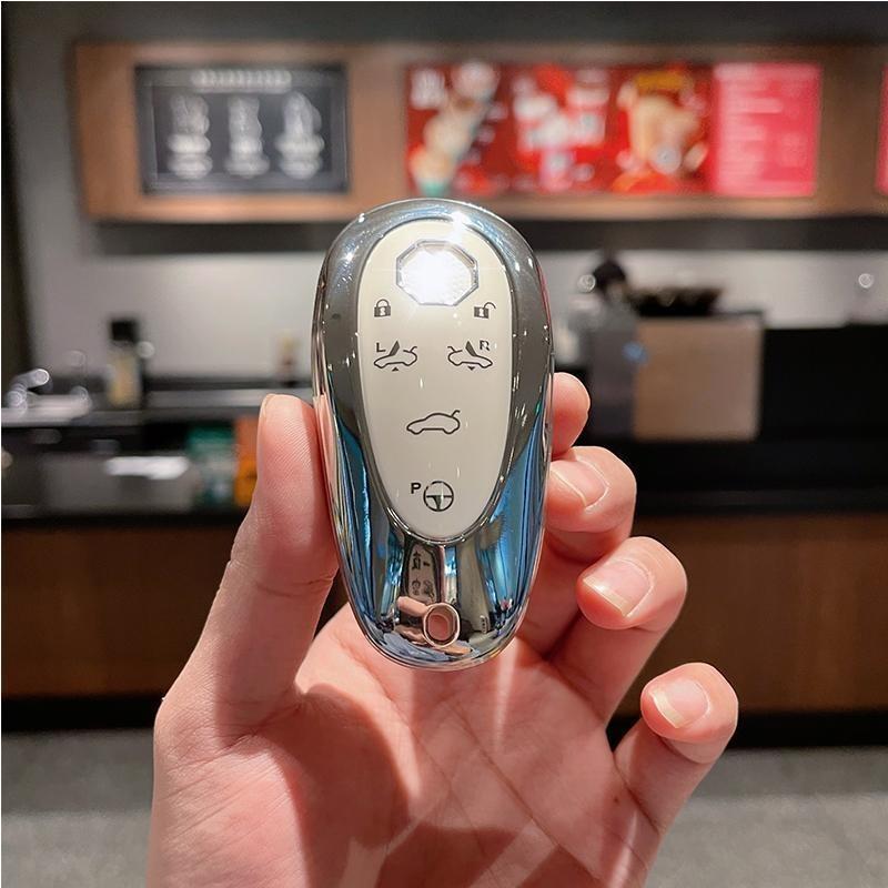Tpu Car Key Case For Morris Garages Mg Cyberster Accessories Remote Protection Cover Shell Keychain Holder Fob