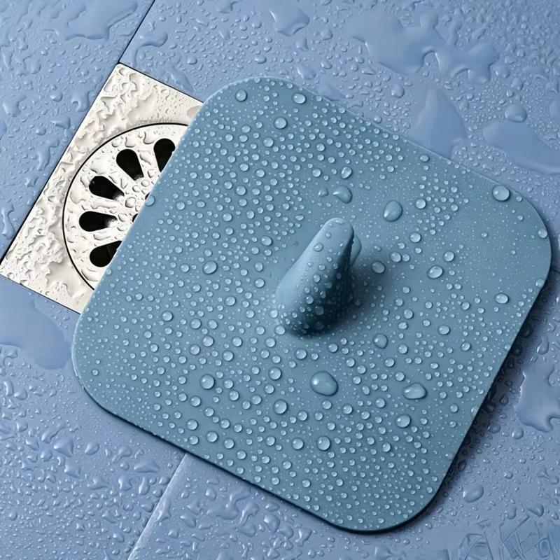 Copertura Tappo Scarico a Pavimento in Silicone con Design Anti-Odore, Anti-Insetti e Anti-Perdite per Uso in Bagno, Cucina, Lavanderia