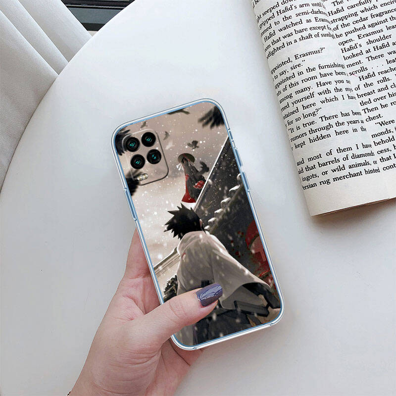 MH105 Naruto Uchiha Sasuke Case for Motorola E7 G6 G7 G8 G9 Plus Power Play G10 G20 G04 E30 E40 E22 E20 E13 E15 G22 G23 G05 G75 G35 G55
