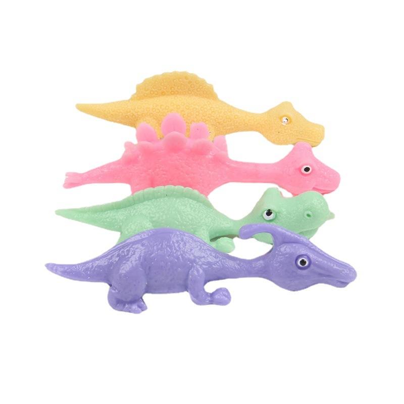Novelty Creative Slings Dinosaur Toy Fun Tricky Slings Target Dinosaur Decompression TPR Toy
