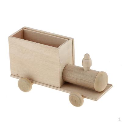 Houten Penhouder Container Potlood Vaas & Educatief Speelgoed Kinderen Schrijfwaren Cadeau DIY Handgemaakt