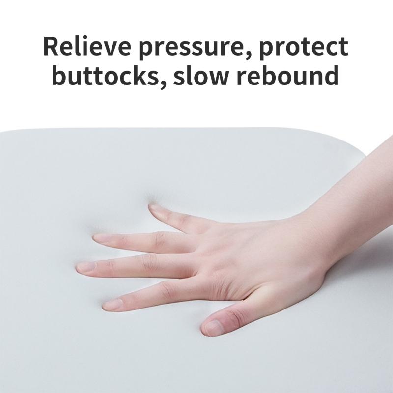 Ergonomic Memory Foam Seat Cushion Office Chair Car Seat Pad Breathable Design For Long Sitting Comfort & Lumbar Support
