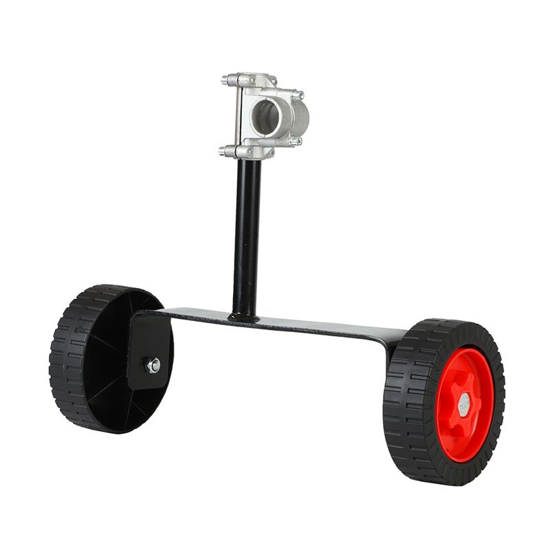 A33R-Universal Metal Wheels For String Trimmer Grass Eater Weed Adjustable For Tube 26Mm(1Inch) 28Mm(1.1Inch)
