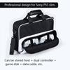 Carrying Case Waterproof Protective Case Shockproof Storage Bag with Shoulder Strap for PS5 Slim for Playstation 5 Slim Console