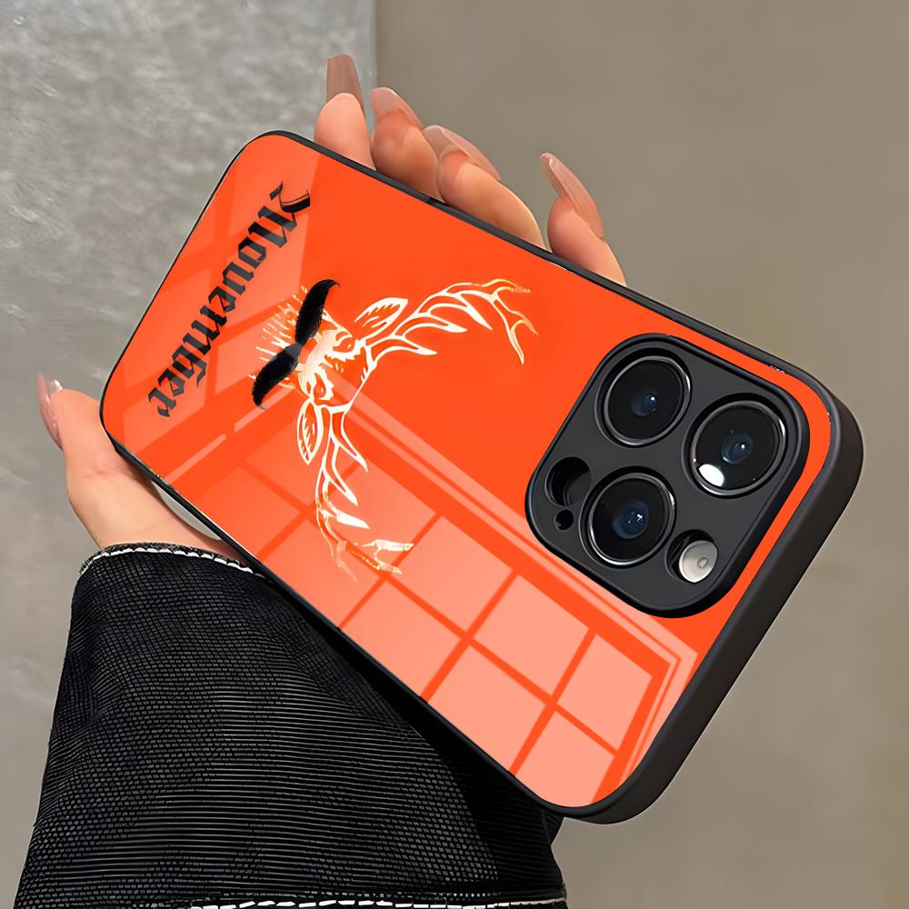 Hot J-JaegermeisterS Liquor Phone Case For IPhone 17 Pro Max 16 15 14 Pro Max 13 11 X Xs Xr 8 7Plus Glass Cover