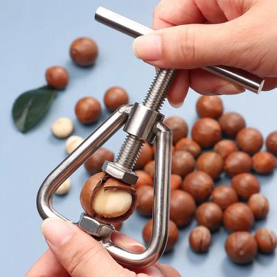 2025 Nuovo Multifunzionale Manuale Apri Noci Schiaccianoci Macchina Noce Strumento da Cucina Acciaio Sgusciatrice Noci Macadamia Accessori