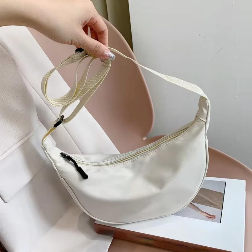 1 Pcs New Fashionable Dumpling Bag Lightweight Commuting Underarm Large Capacity Simple Shoulder Crossbody Bag