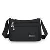 Sac bandoulière multicouche à plusieurs compartiments Sac léger en nylon pour femmes d'âge moyen Trajet