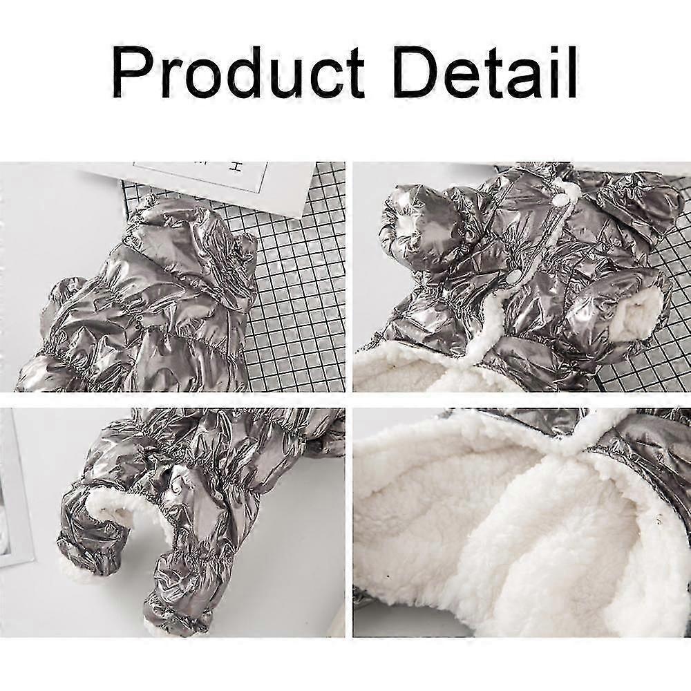 Winter Dog Coat Waterproof Thick Warm Clothes For Small Dogs Cats Pet Cold Weather Jacket French Bulldog Dachshund Yorkie Puppy Jumpsuit Costume!ZZ45